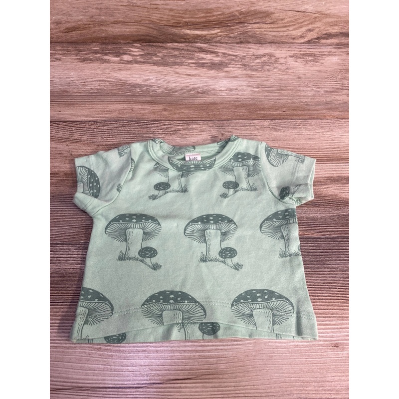 Kate Quinn Mushroom Shirt Green sz 3-6m Green 3m