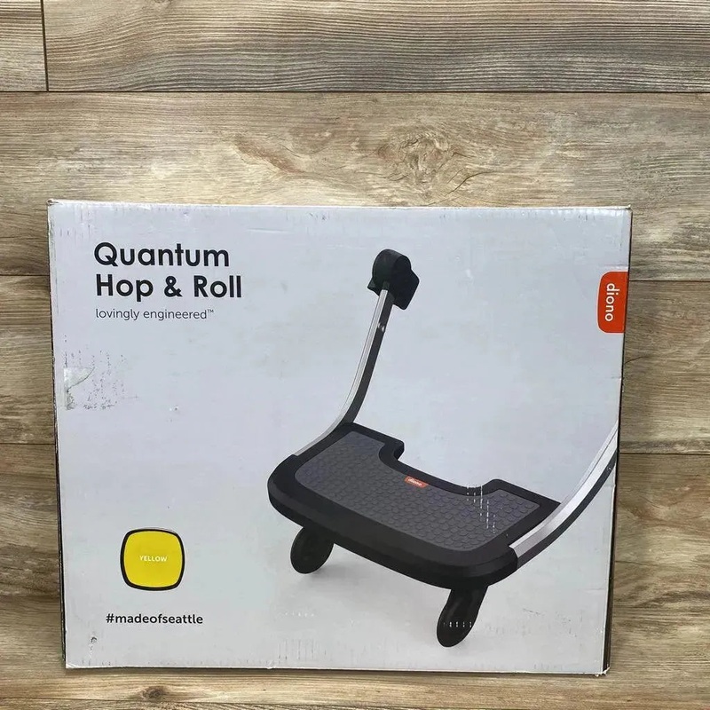 NEW Diono Quantum Hop & Roll Buggy Board Yellow New