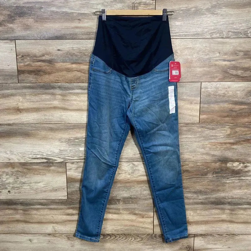 NEW Isabel Maternity Crossover Panel Jeggings sz 2/XS Blue XS/2 New