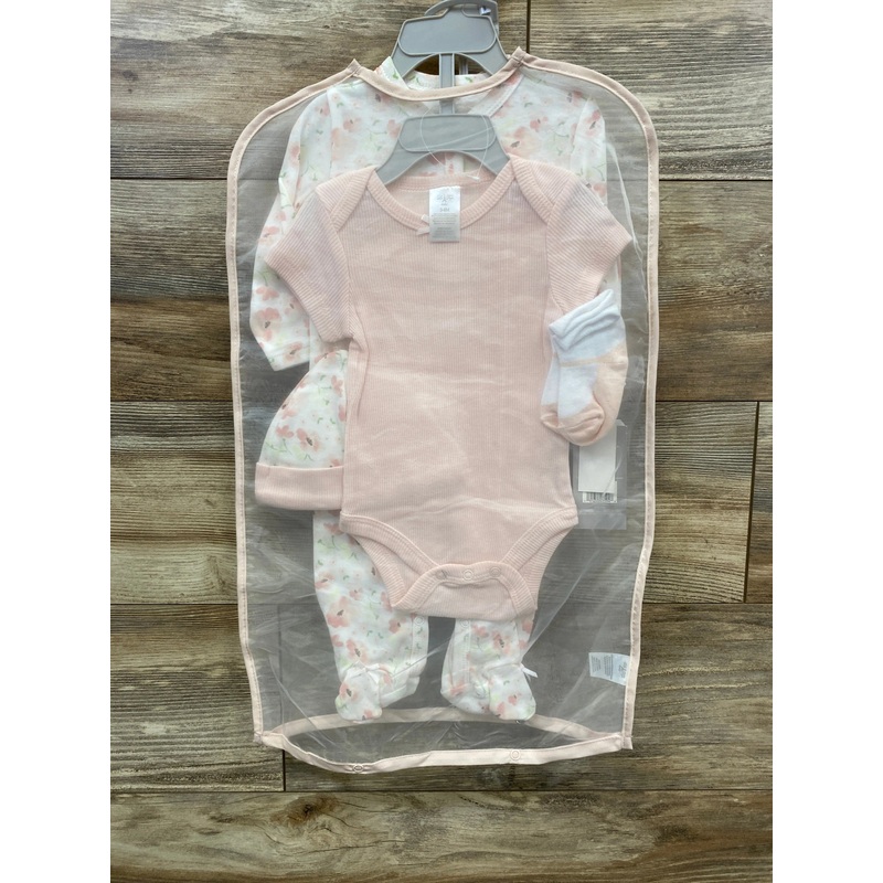 NEW Le Top Bebe 5pc Gift Set Pink sz 3-6m Pink 3m
