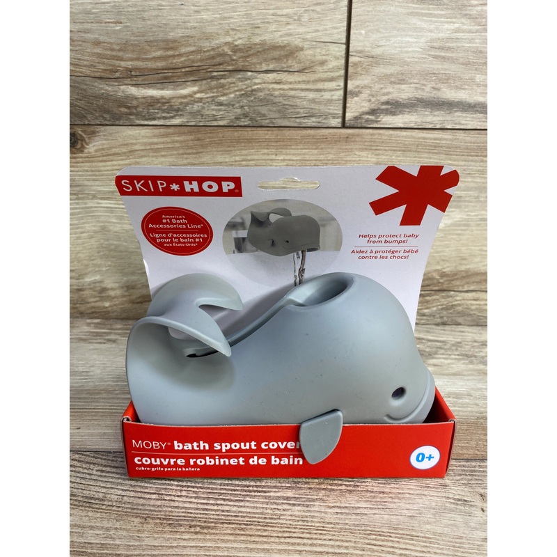 NEW Skip Hop Moby Safety Bath Spout Cover, Grey