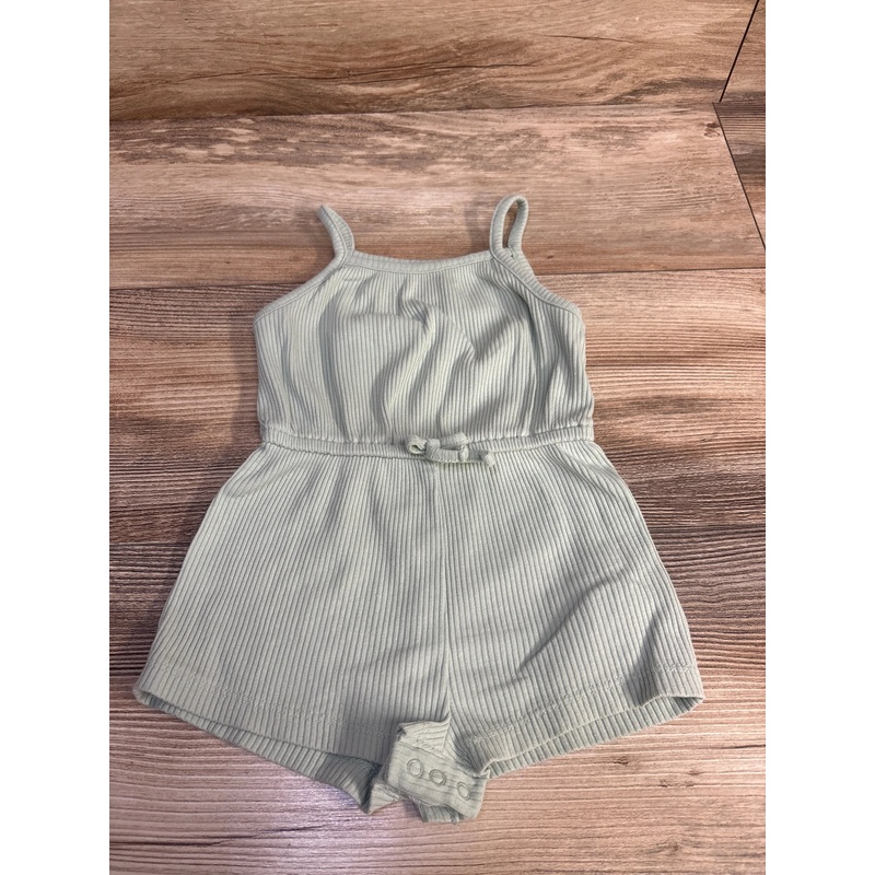 Old Navy Ribbed Romper Green sz 6-12m Green 6m