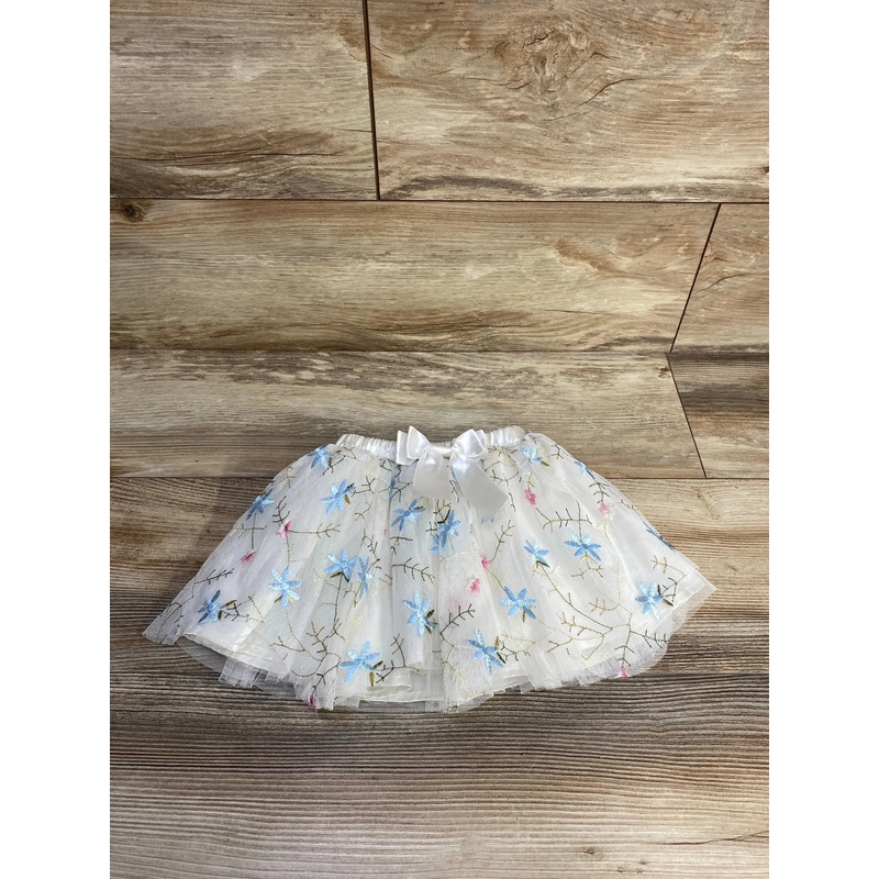 Popatu Embroidered Tutu Skirt White sz 2-3T White 2T