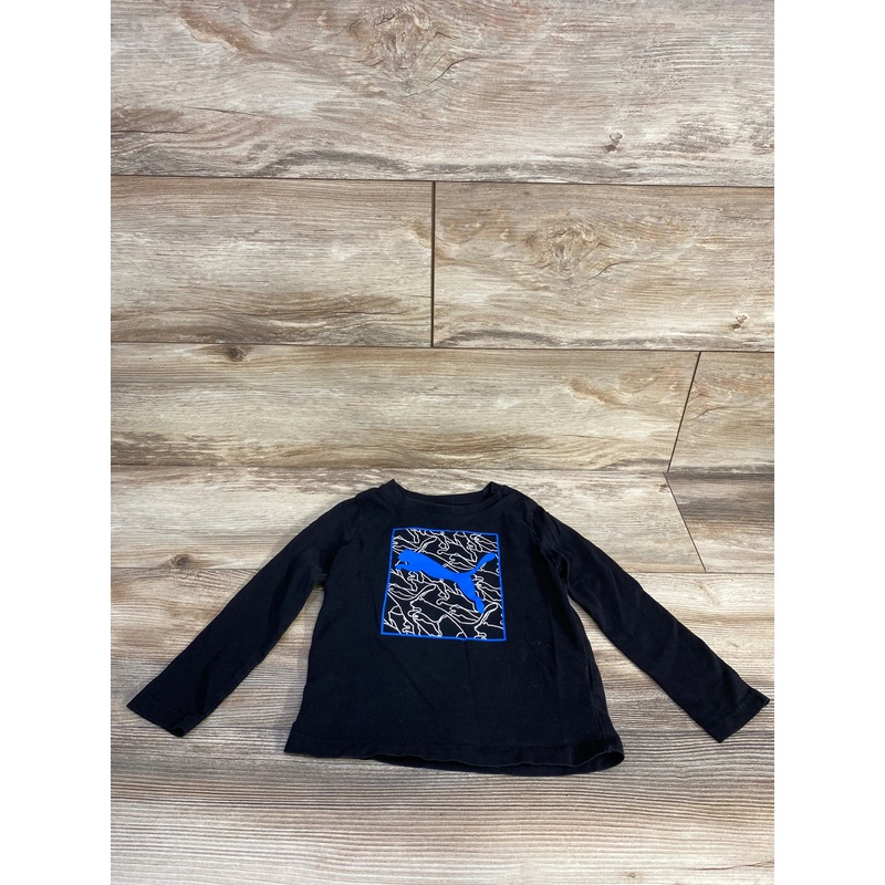 Puma Logo Shirt Black sz 2T Black 2T