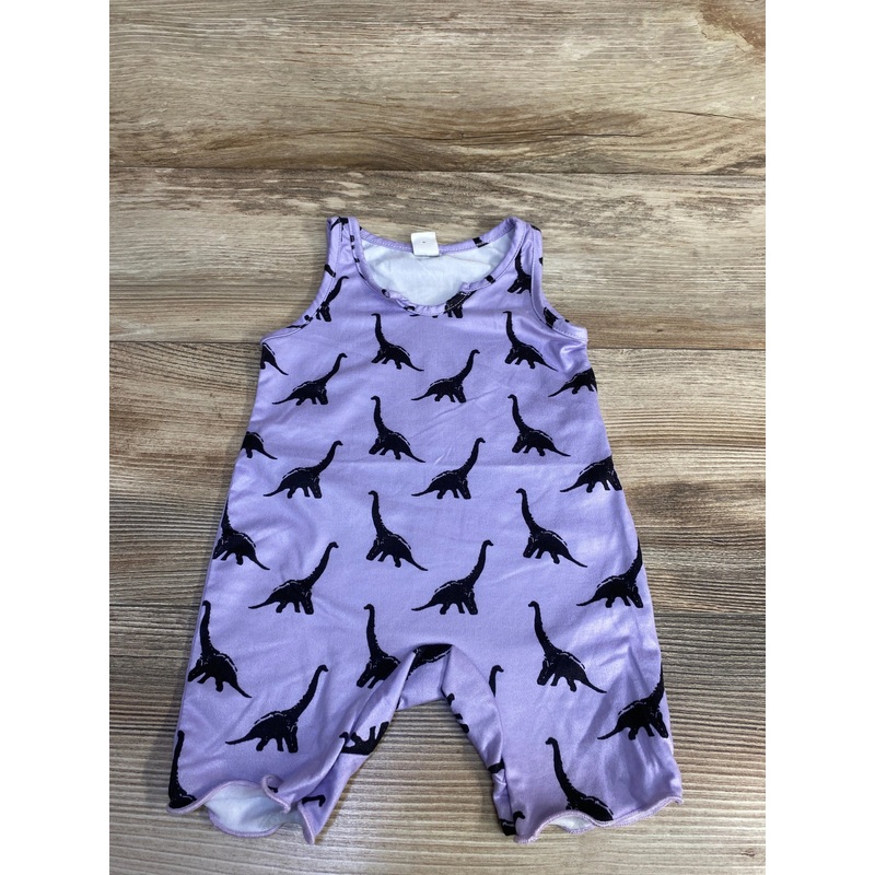 Shein Dinosaur Tank Romper Purple sz 6-9m Purple 6m