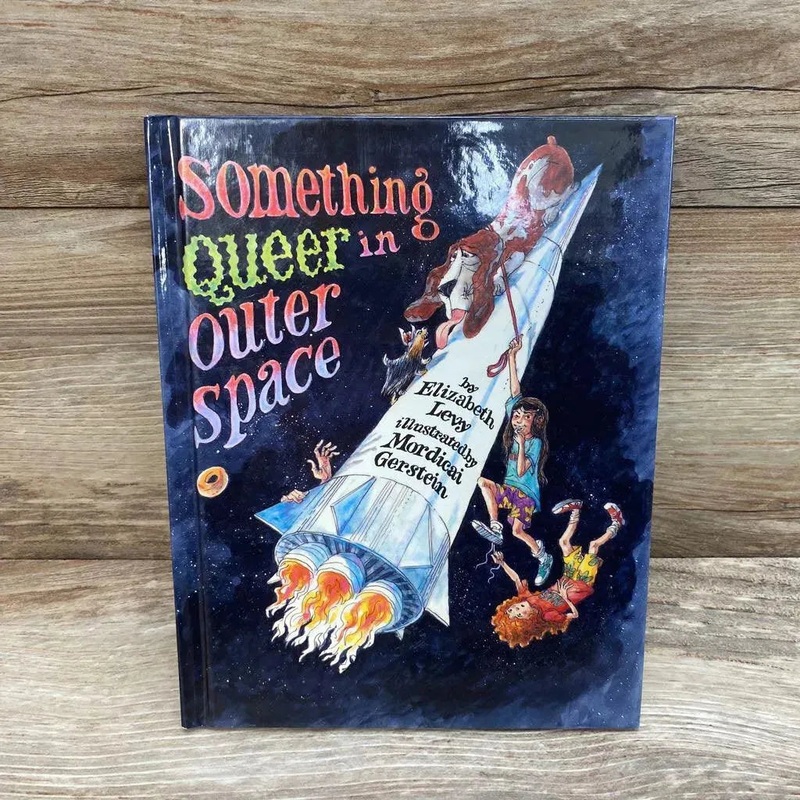 Something Queer in Outer Space Hardcover Book Used