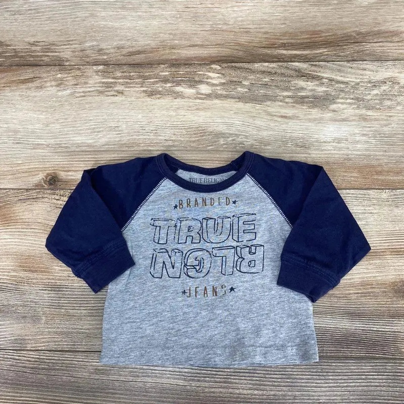 True Religion Shirt sz 6m Navy 6M Used