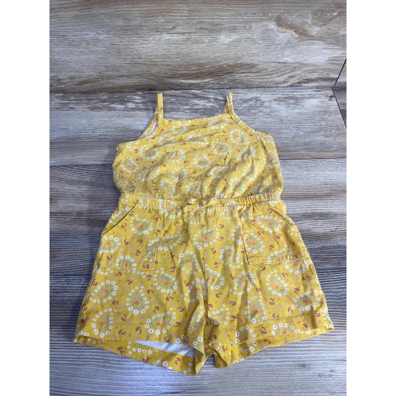 Wonder Nation Floral Romper Yellow sz 3T Yellow 3T