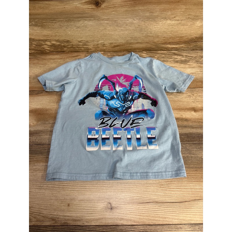 Blue Beetle Graphic Shirt Blue sz 4-5T Blue 4T