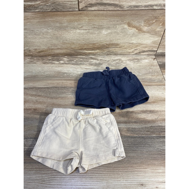 Carter’s 2pk Pull On Shorts sz 3m Multicolor 3m