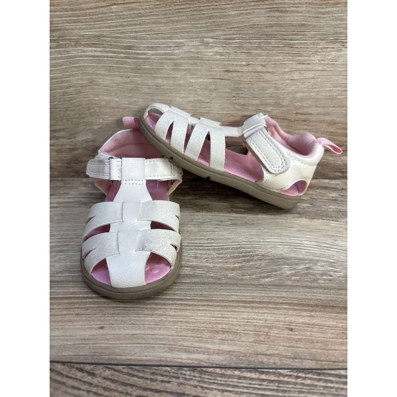 Carter’s Girl’s Adalyn Sandals White sz 5c