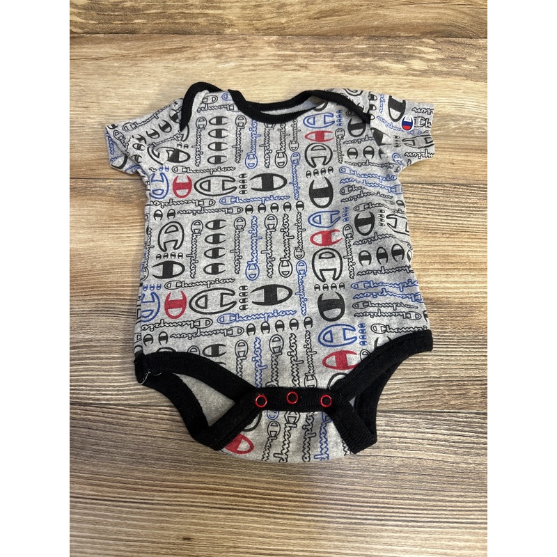 Champion Logo Bodysuit Grey sz 0-3m Grey Newborn