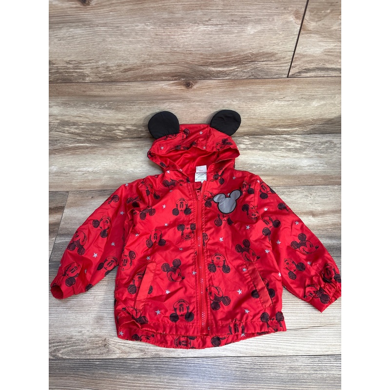 Disney Junior Mickey Wind Breaker Red sz 3T Red 3T