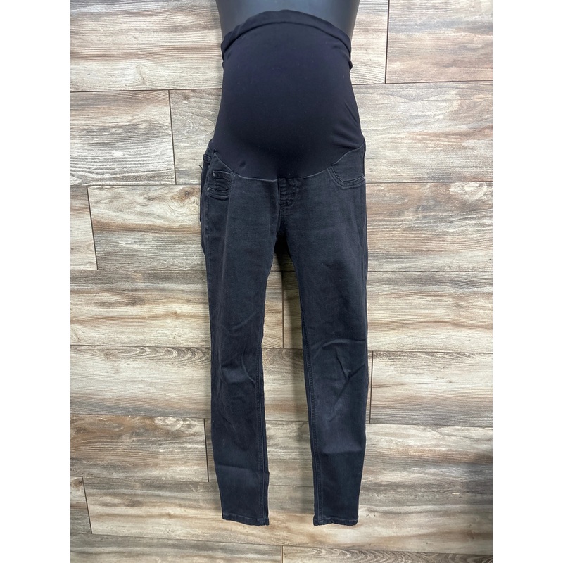 Indigo Blue Full Panel Jeans Black sz Medium Black Maternity Medium