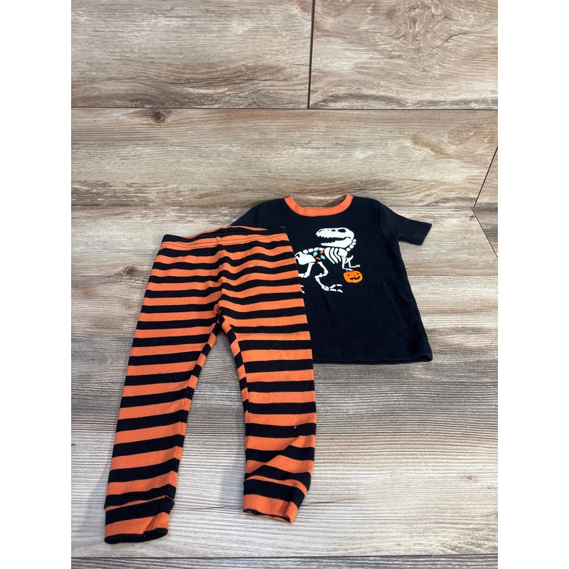 Just One You 2pc Dino Pajama Set Black sz 2T 2T Black