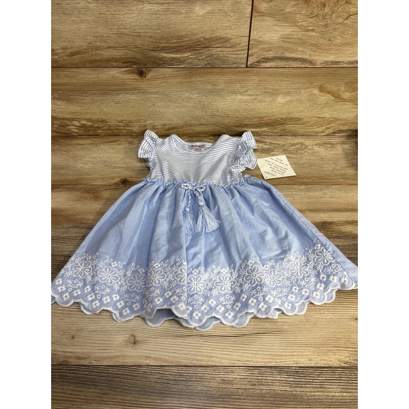 NEW Blueberi Boulevard Striped Dress Blue sz 24m Blue 24m