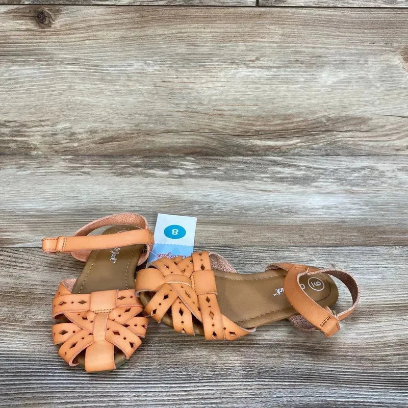 NEW Cat & Jack ‘Elysia’ Sandals sz 8c Cognac 8c New