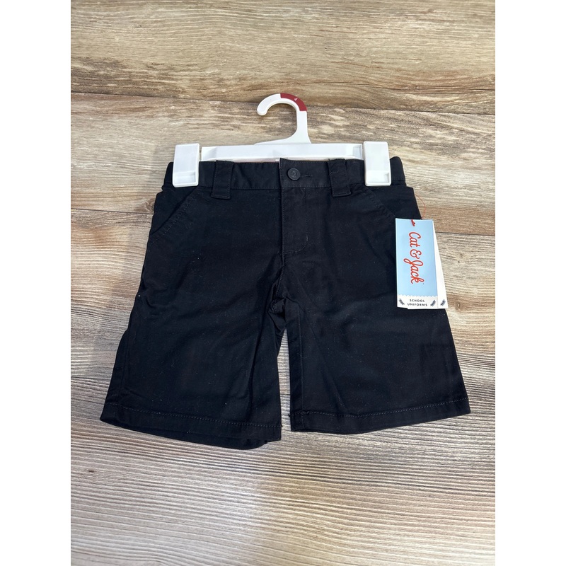 NEW Cat & Jack School Uniform Shorts Black sz 4T Black 4T