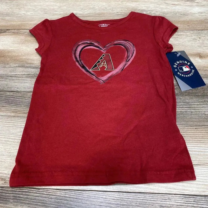 NEW Genuine Merchandise MLB Arizona Diamondbacks Shirt sz 4T Crimson 4T New
