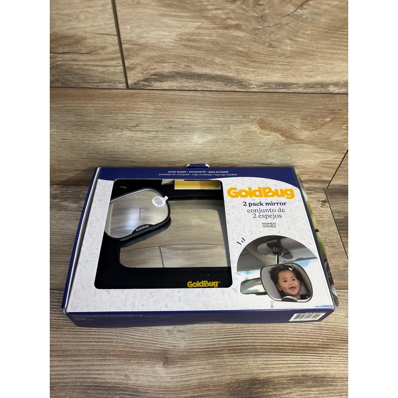 NEW Goldbug 2-Piece Baby Car Seat Mirror