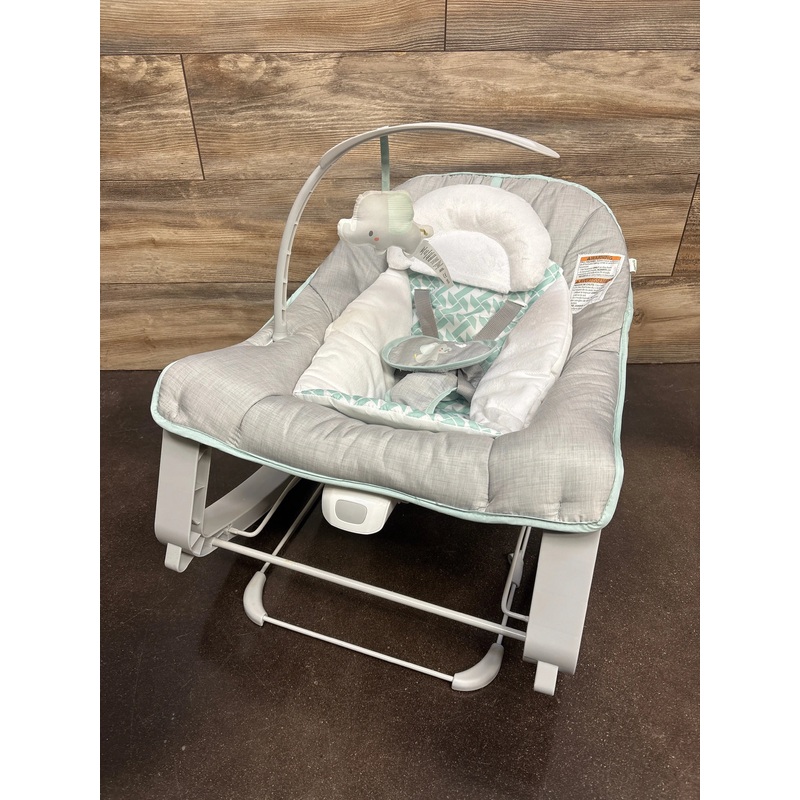 NEW Ingenuity Keep Cozy 3-in-1 Grow with Me Baby Bouncer, Rocker & Toddler Seat in Weaver