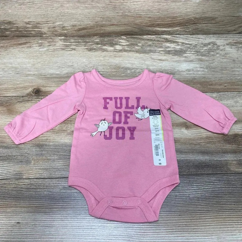 NEW Okie Dokie Full Of Joy Bodysuit sz 3m Pink 3m New
