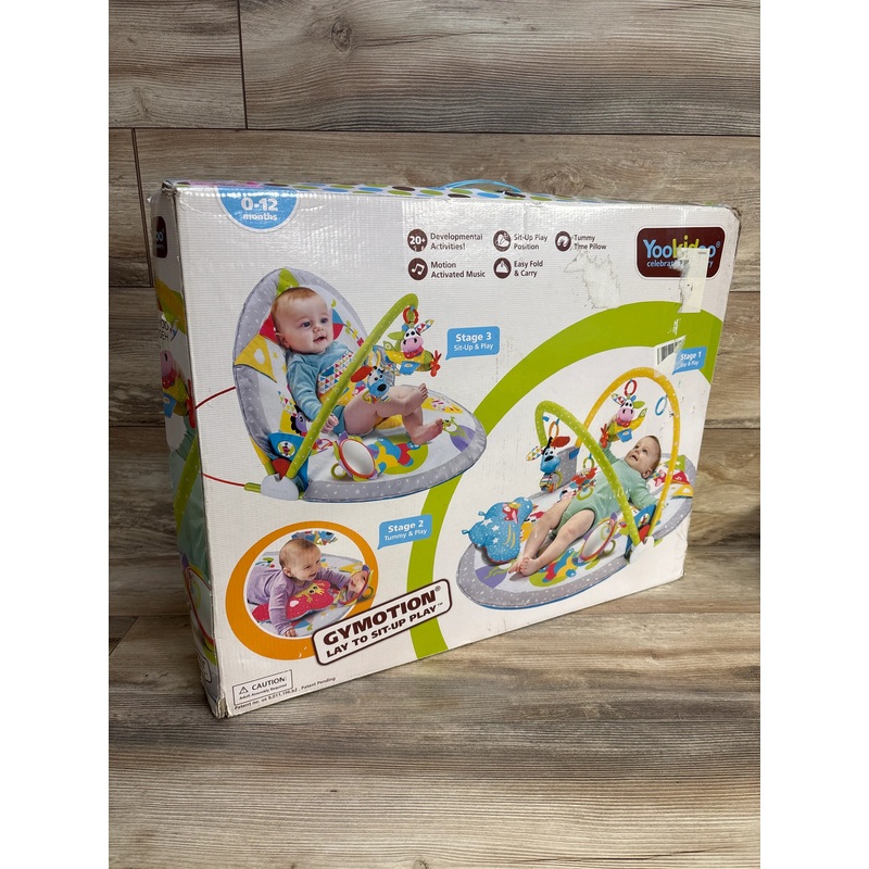 NEW Yookidoo Baby Gym Lay to Sit-Up Playmat