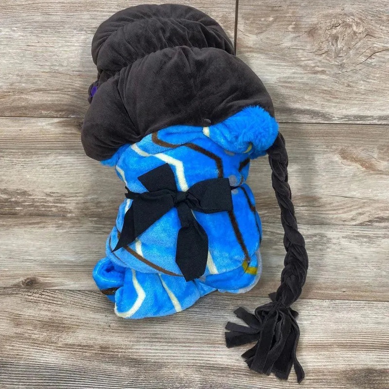 NWoT Marvel Black Panther Shuri Hooded Blanket Blue 30″x50″ New