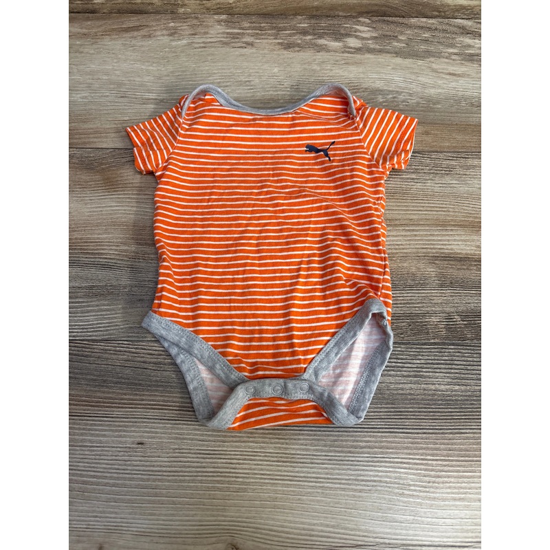 Puma Logo Bodysuit Orange sz 0-3m Orange Newborn