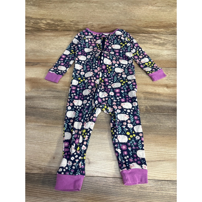 Simple Joys Floral Footless Sleeper Navy sz 18m Navy 18m