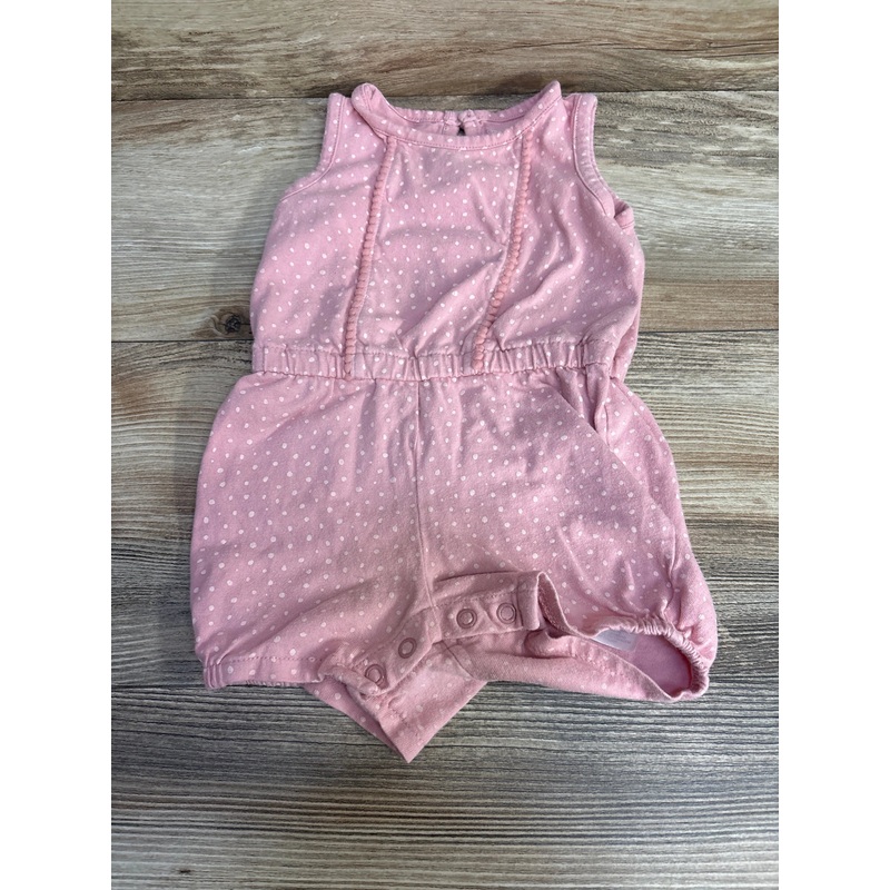 Simple Joys Polka Dot Romper Pink sz 6-9m Pink 6m