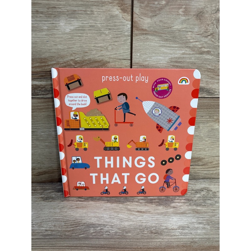 Things That Go ‘Press Out Play’ Board Book