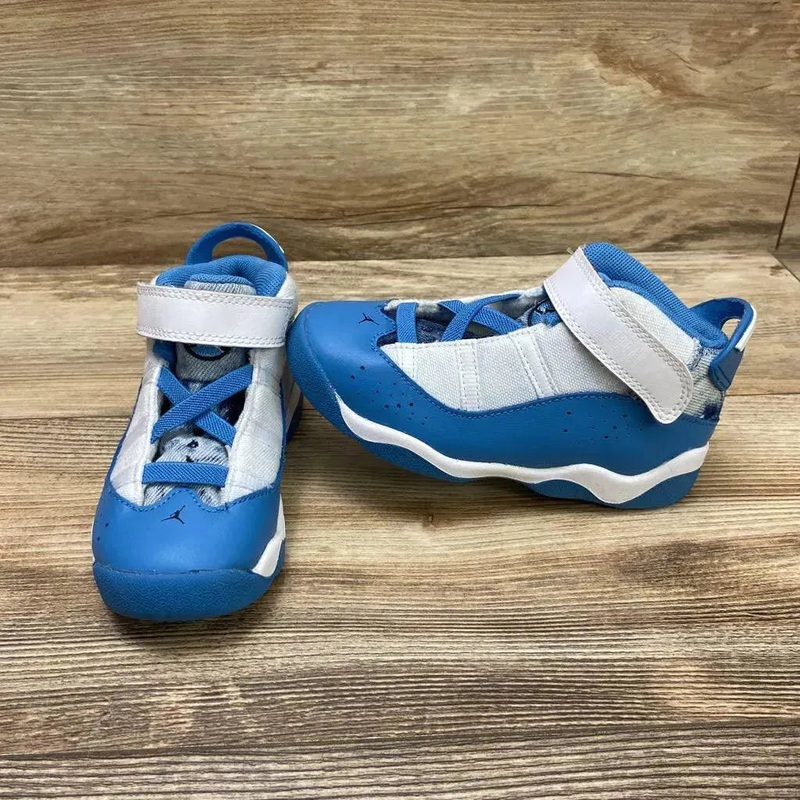 Jordan 6 Rings TD ‘White Dutch Blue’ Sneakers sz 10c White/Blue 10c Used