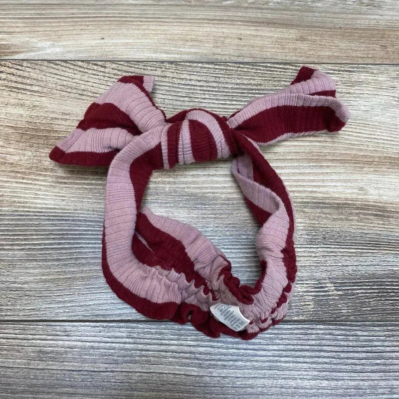 Kate Quinn Striped Knot Top Headband sz 6-12m Pink M/6-12m Used