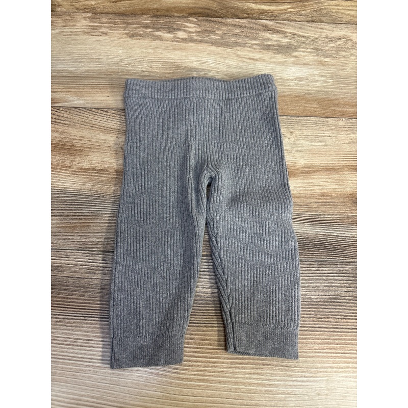 Little Planet Ribbed Leggings Grey sz 6m Grey 6m