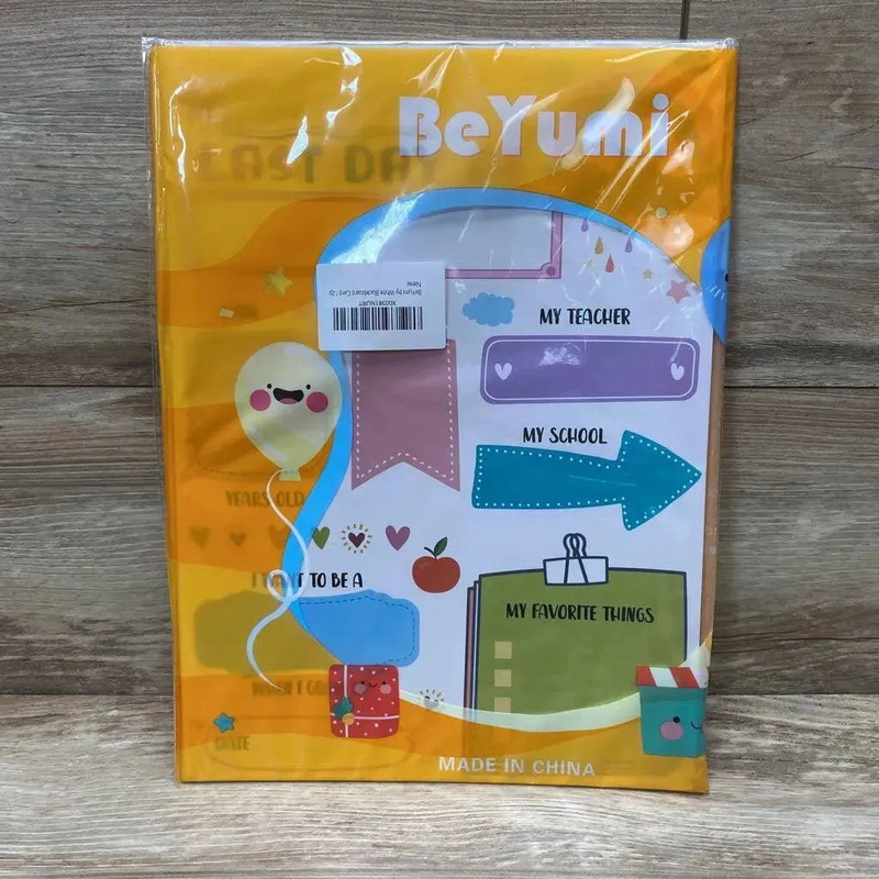 NEW Beyumi First and Last Day of School Board Sign Orange 12Pk New