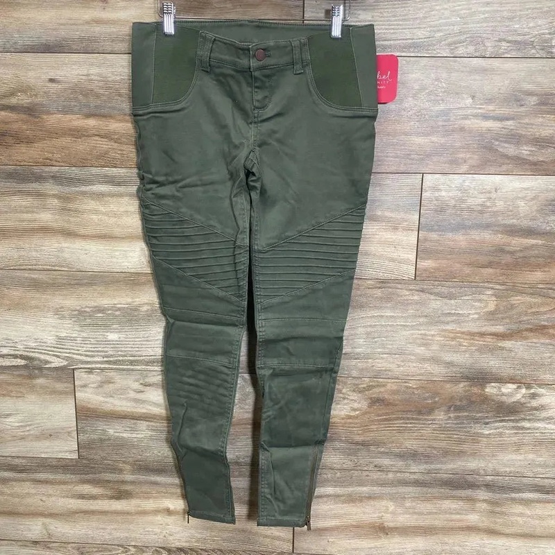 NEW Isabel Maternity Utility Jeggings sz 0 Olive 0 / XS New