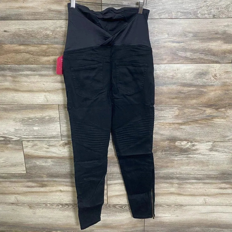 NEW Isabel Maternity Utility Jeggings sz 6 Black 6/Small New