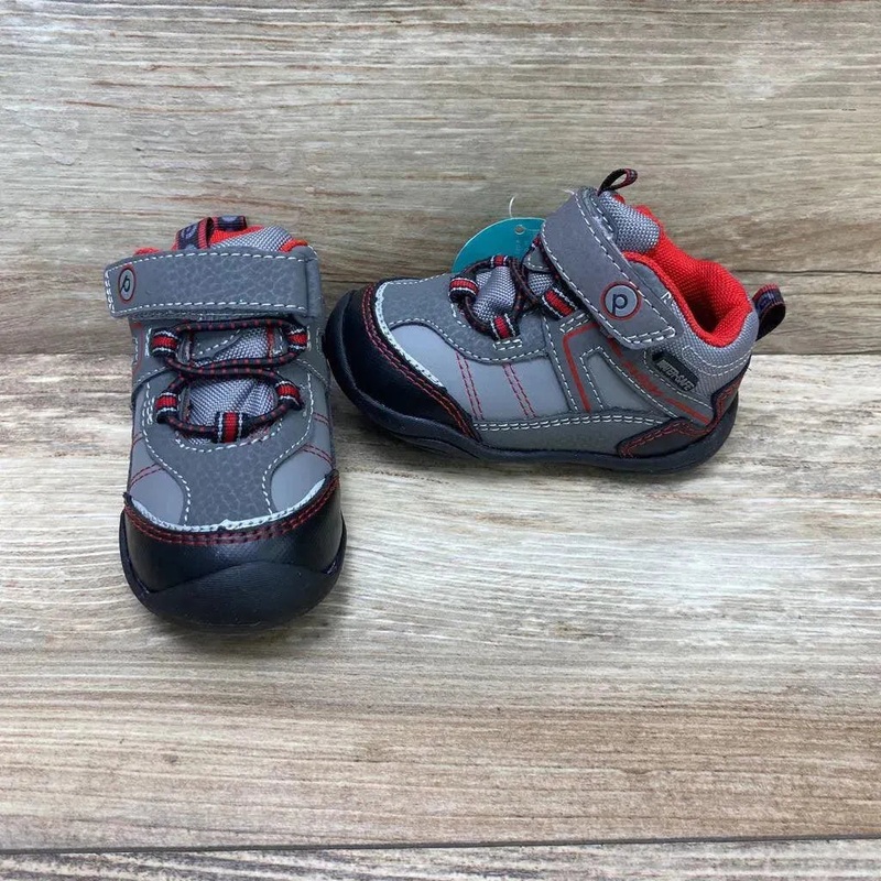 NEW Pediped Grip ‘n Go Water Safe Sneakers sz 4/4.5c Grey 4/4.5c New