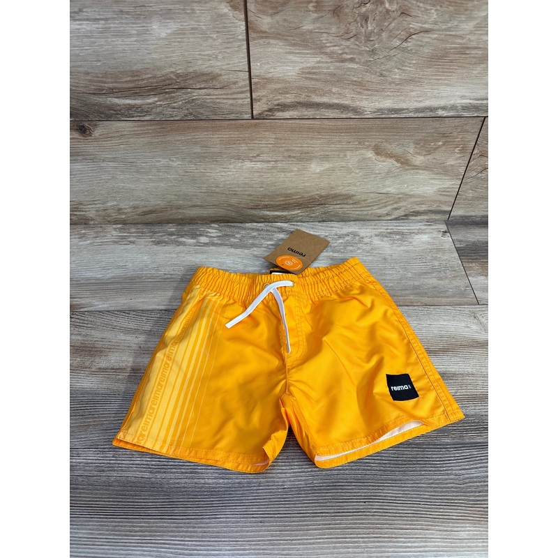 NEW Reima Drawstring Swim Trunks sz 4T Orange 4T