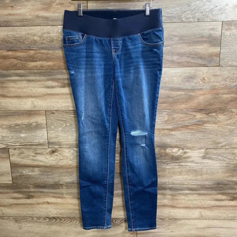 Old Navy Maternity Low Panel Skinny Jeans sz Small Blue Small Used