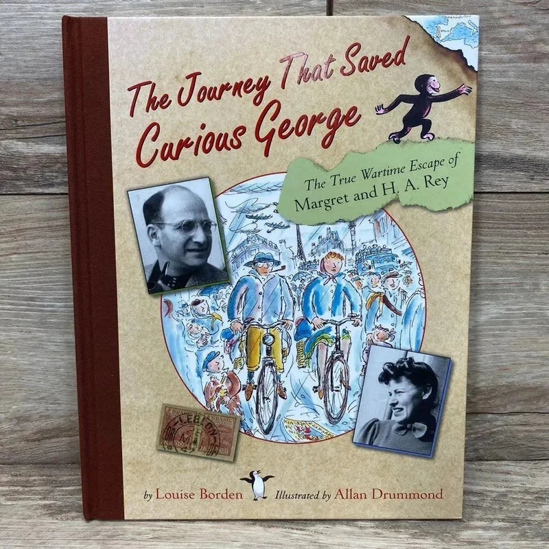 The Journey That Saved Curious George the true wartime escape of Margret and H.A. Rey Hardcover Book Used