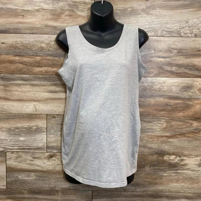 Bumpstart Maternity Tank Top sz Large Grey Large Used