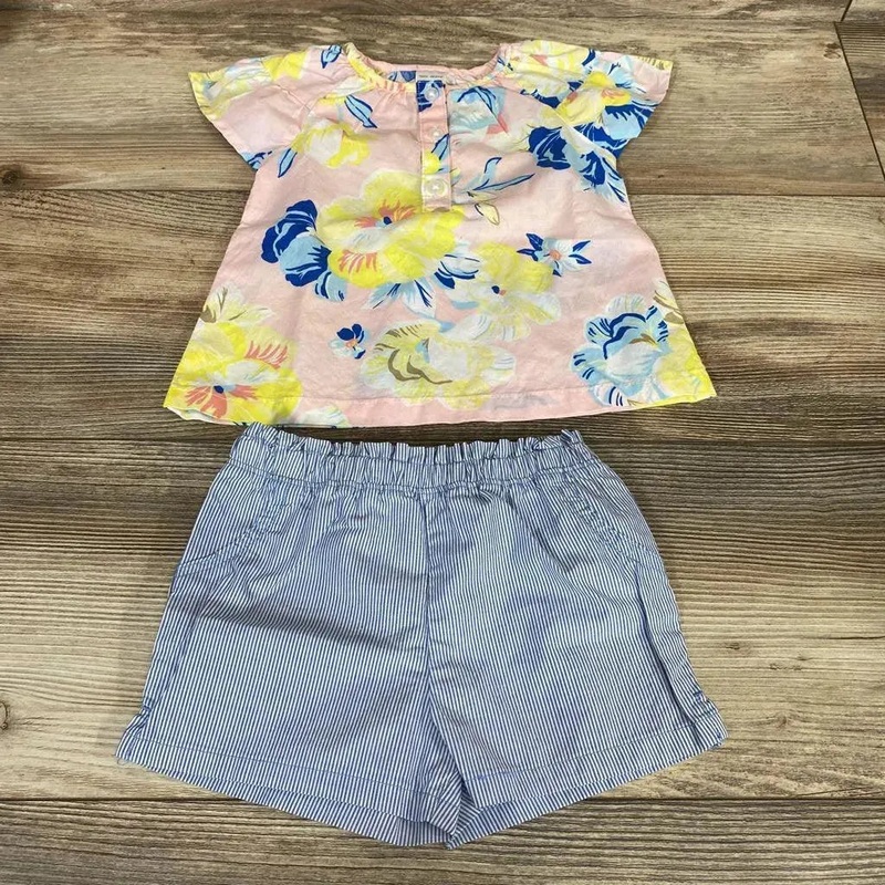 Carter’s Floral 2Pc Dress & Bloomers sz 9M Pink 9m Used