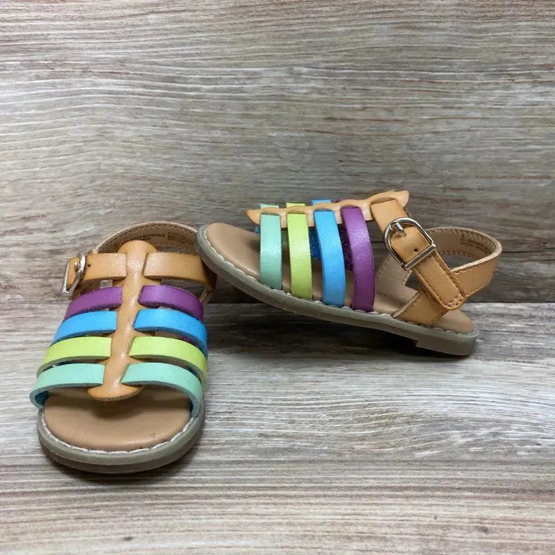Cat & Jack Sandals sz 5c Brown 5c Used