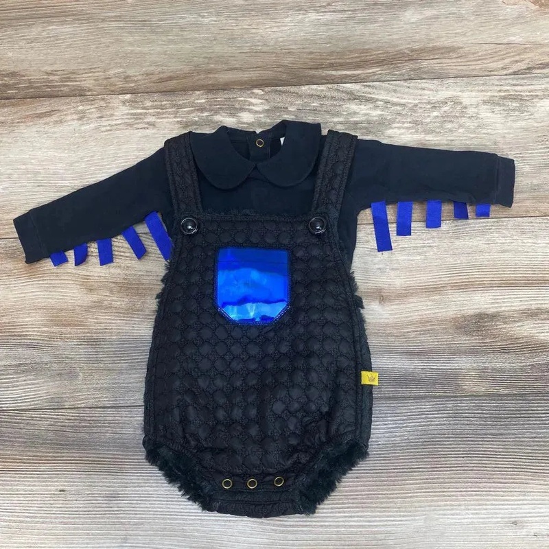 Chua Bodysuit & Faux Fur Romper Set sz 3-6m Black 3-6m Used