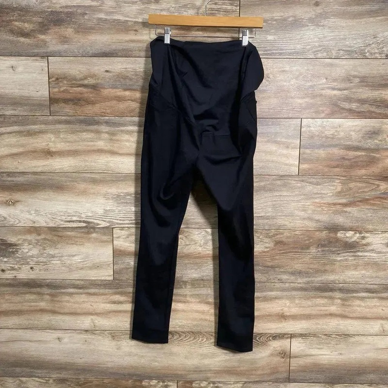 Isabel Maternity Crossover Panel Pants sz Large Black Large Used