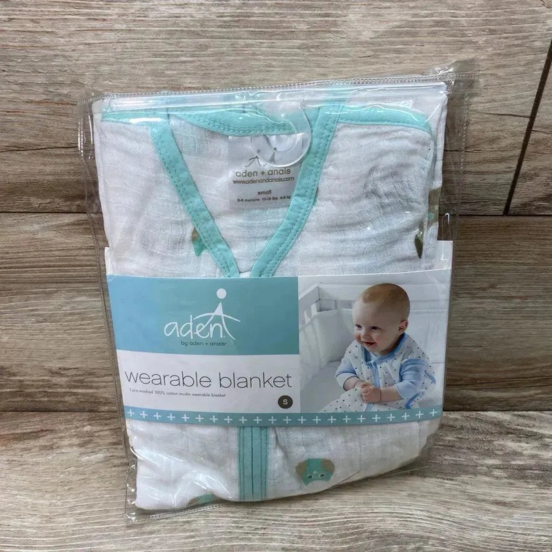 NEW aden + anais Wearable Blanket Goodnight Owl Print sz 0-6m White 0-6m New