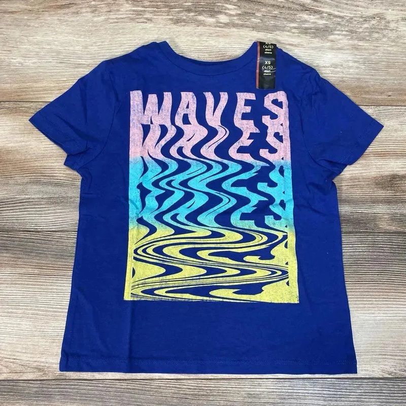 NEW Art Class Waves Shirt sz 4/5T Blue 4/5T New