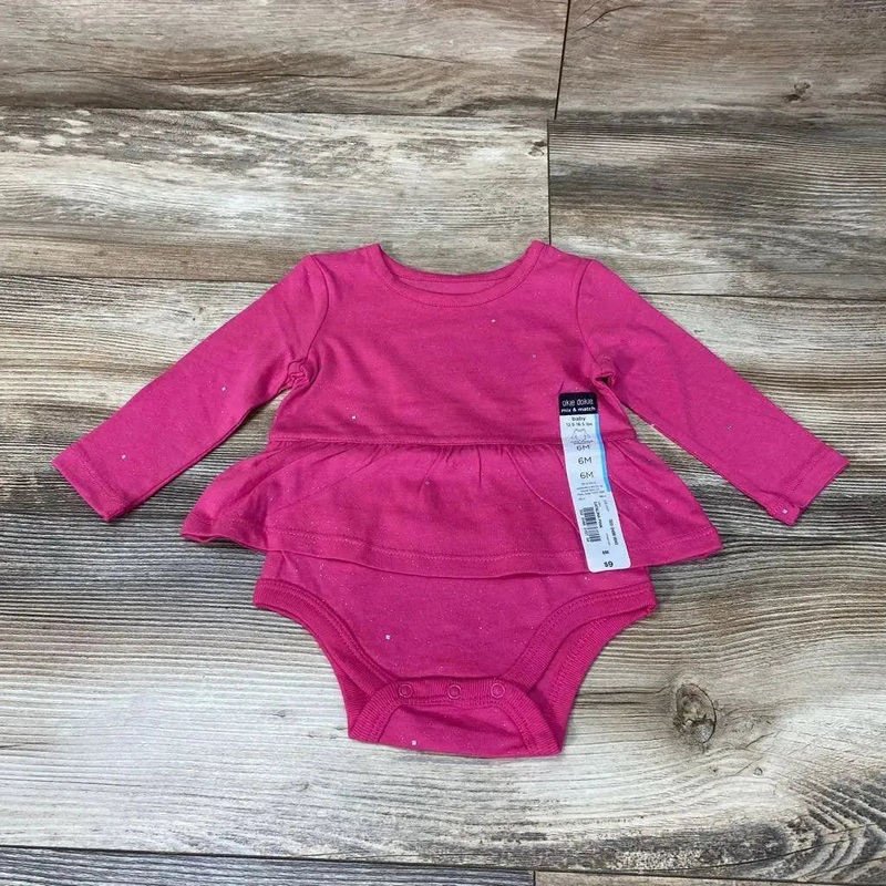 NEW Okie Dokie Skirted Bodysuit sz 6m Pink 6m New